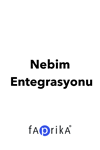 Nebim ERP Entegrasyonu